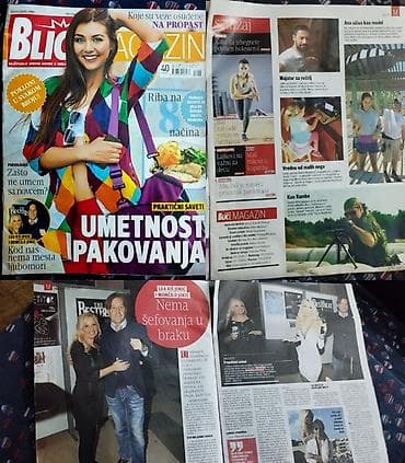 Lov i ribolov: Komplet časopisa Blic Magazin i Blic Žena (9 broja) Dobro očuvani — 6