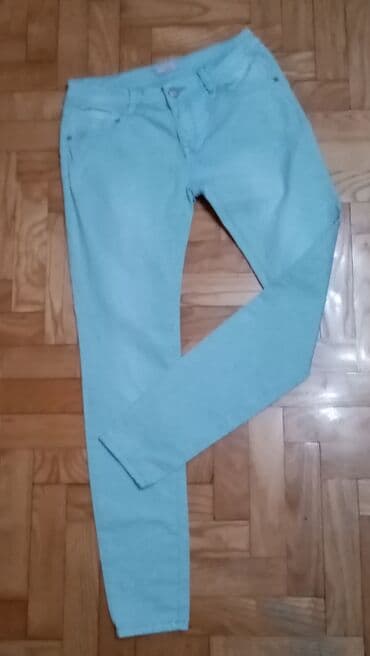 ženske pantalone sa džepovima: M (EU 38), Normalan struk, Ravne nogavice — 4