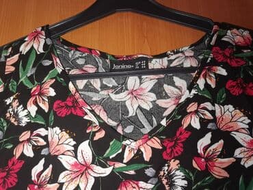 c a tunike: 2XL (EU 44), Viscose, Floral, color - Multicolored — 3