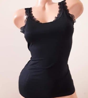 S (EU 36), Pamuk, bоја - Crna