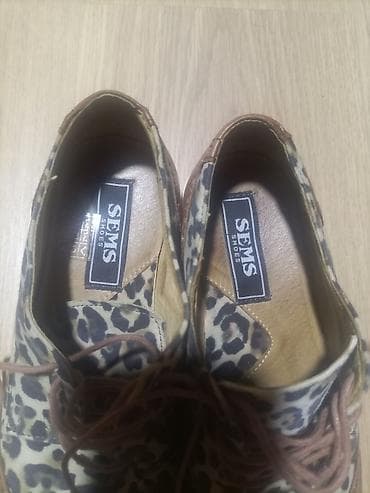 satovi stara pazova: Ženske ravne cipele SEMS Shoes, brogue stil. - Model: vezivanje — 4