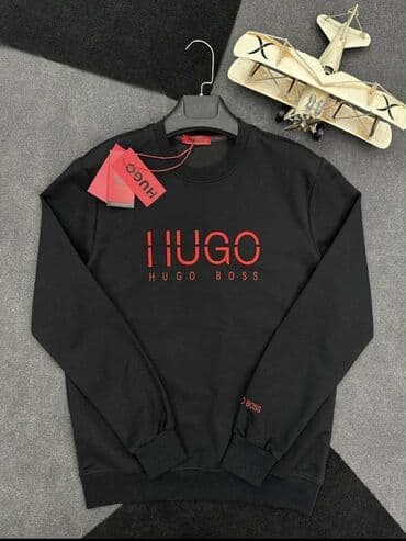 nike m: Muški džemper/sweatshirt sa dugim rukavima, klasičan kroj i okrugli — 4
