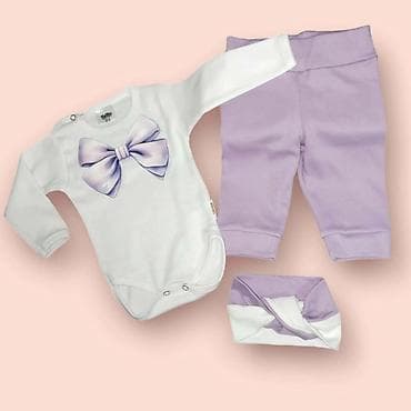 pleteni ponco modeli: TipTop bebi set za novorođenče – 3 dela Veličine su različite Sadržaj — 6