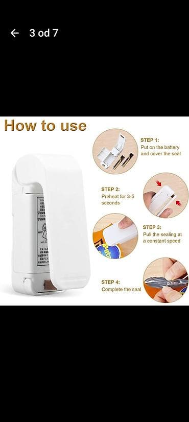 Handsaws: Mini prenosivi zaptivač za kese – ručni toplotni sealer - Namenjen za — 3