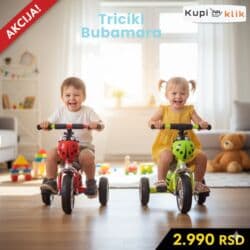 otkup gramofonskih ploča cena: Tricikl Bubamara – dečiji tricikl sa motivom bubamare - Dizajniran za — 8