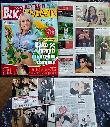 Lov i ribolov: Komplet časopisa Blic Magazin i Blic Žena (9 broja) Dobro očuvani — 5