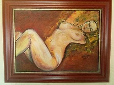 mojca lezaj cena: Ulje na platnu – akt - Tehnika: ulje na platnu - Format platna: 30 × — 2