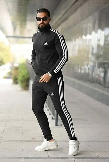 nike crni kacket: Trenerka Adidas, bоја - Crna — 4