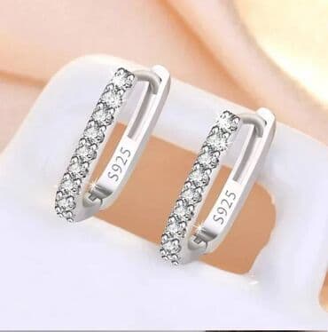 Belts: Hoop earrings, Material: Silver — 2