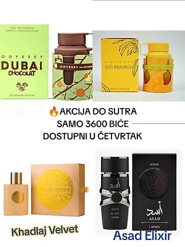 predmeti na i: Originalni arapski parfemi uvezeni iz UAE! 📢SVAKE 2 NEDELJE DONOSIMO — 4