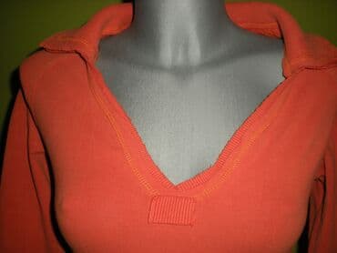 tank top h m: One size, Cotton, Single-colored, color - Orange — 2
