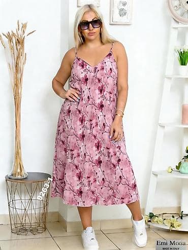 numoco haljine: Letnja haljina na bretele – midi dužina, cvetni print
2000 din
Do xxl — 1