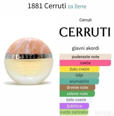 sampon za kosu dm: Ženski parfem, Cerruti, Original — 3