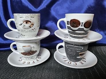 Kuhinjska oprema: Solje nove,vintaz za kafu. Pakovanje solja za kafu,porcelanske sa — 5