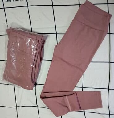 kargo pantalone h m: S, color - Pink, Single-colored — 1