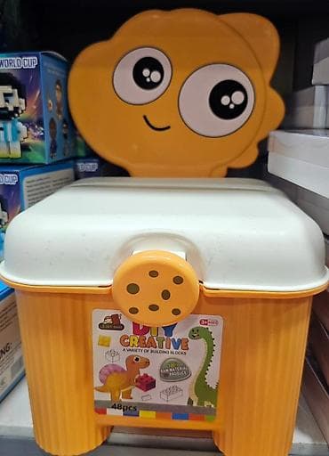 drvene umetaljke za decu: LEJOY BABY DIY Creative – set kockica za slaganje (48 delova) - — 1