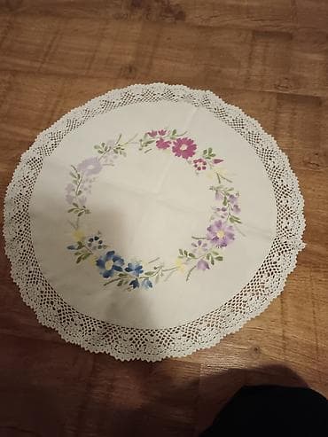 l profili cena: Okrugli ukrasni milje/čipkasti stolnjak - Prečnik: približno 55–65 cm — 1