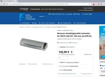 masina za peglanje: *** AKCIJA *** #2901 Laminator: RECOsystems - RECO LAM 321 topli i — 4