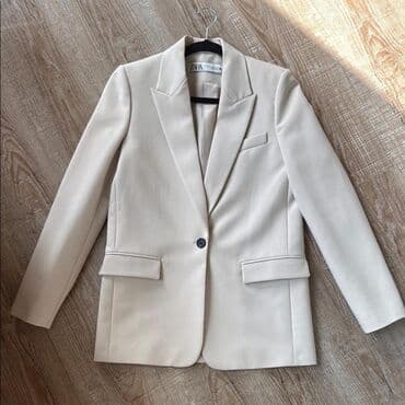 ZARA ženski sako – bež/ekru boja, veličina XS (EUR XS / USA XS / MEX