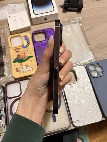 Car Electronics: Apple iPhone 14 Pro - Boja: Deep Purple - Memorija: 256gb - Battery — 5