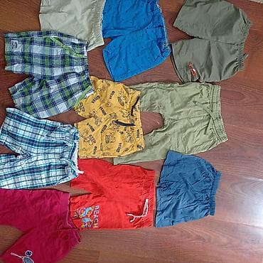 crveni stitch: Lot dečjih šorceva i jednih tankih pantalona za leto. Sadržaj seta: - — 1