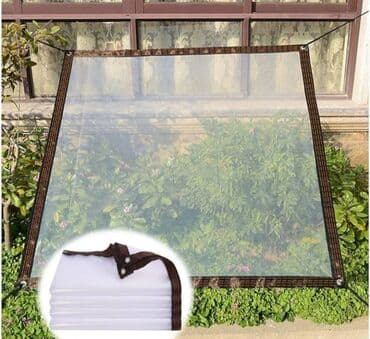 paviljon forma ideale: Prozirna cerada sa ušicama, providna cerada, vodootporna prozirna — 1