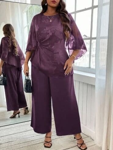 mona kompleti sa pantalonama: Kompleti Cena 3300din Vel 0XL,1XL,2XL,3XL,4XL Mere u slikama Poručuje — 7
