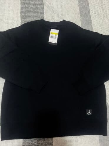 muske helanke za zimu: Jordan WMNS Flight Fleece Crewneck Sweatshirt Black vel. S NOVO FB — 3