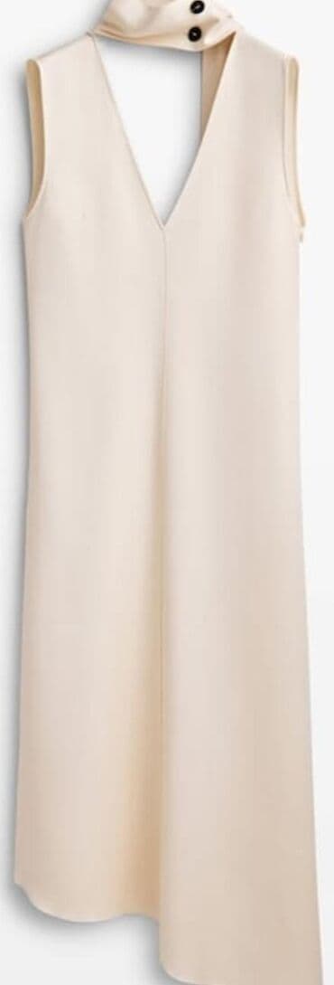 haljine sa kaisem: Massimo Dutti S (EU 36), M (EU 38), color - Beige, Cocktail, With the straps — 4