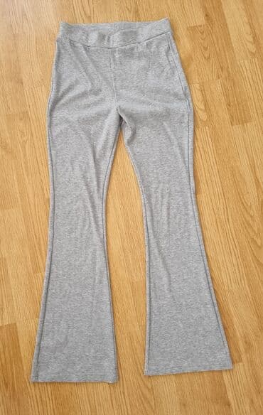 Pantalone: M (EU 38), Visok struk, Zvoncare