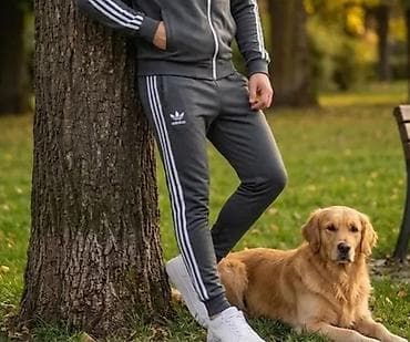 Trenerke: Adidas muška trenerka donji deo NOVO Novo Mokra likra Veličine m l xl — 1