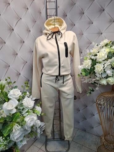 Sweatpants: One size, Single-colored, color - Beige — 4