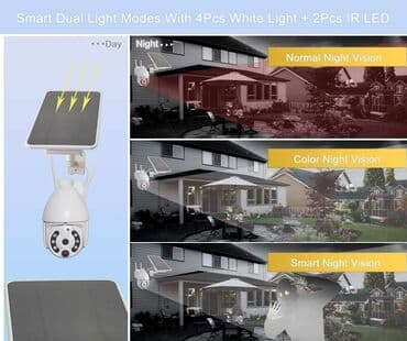 spoljne wifi kamere za video nadzor: 15500din Rotirajuća Solarna WiFi Kamera 8MP - max 128GB memorija — 4