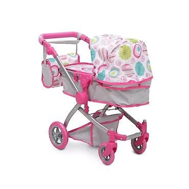 Kolica za lutke Pink Rose – CAN6470-70 Realistična, višenamenska