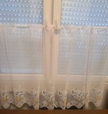 simpo komode sa fiokama: Net, Voile & Sheer Curtains, color - White — 3
