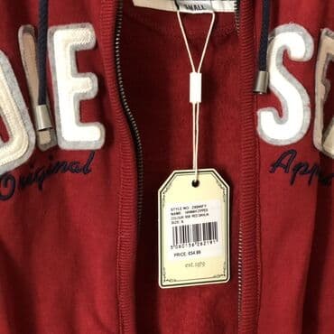 ponco za zimu: Diesel, S (EU 36), color - Red — 4