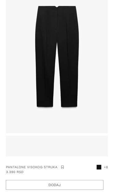 haljine zara rs: M, Visok struk, Ravne nogavice — 3