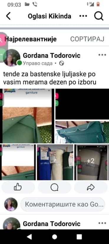 jastucnice za dormeo jastuke: Tende za baštenske ljuljaške – izrada po meri - Krovne tende za — 4