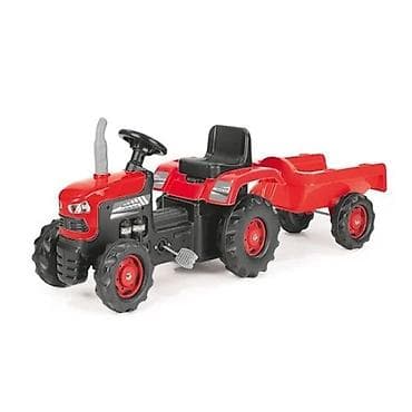 mali traktori za decu: Dolu Traktor sa prikolicom – crveni, dečiji traktor na pedale Opis: - — 1