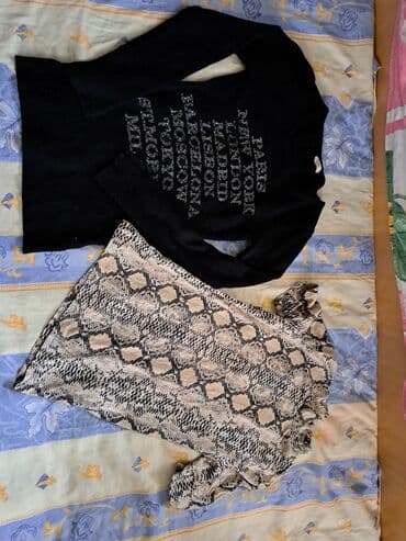 jakne sombor: Ženska modna garderoba – set - Crni bodi sa volanima: off-shoulder — 4