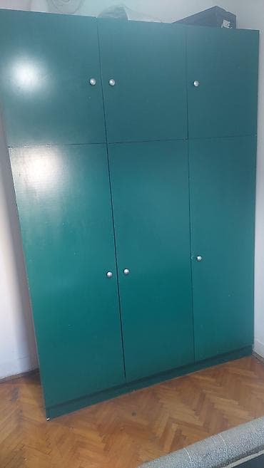 Dvodelni plakar/ormar - Materijal: iverica sa glatkom, zelenom na lalafo.rs Dvodelni plakar/ormar - Materijal: iverica sa glatkom, zelenom