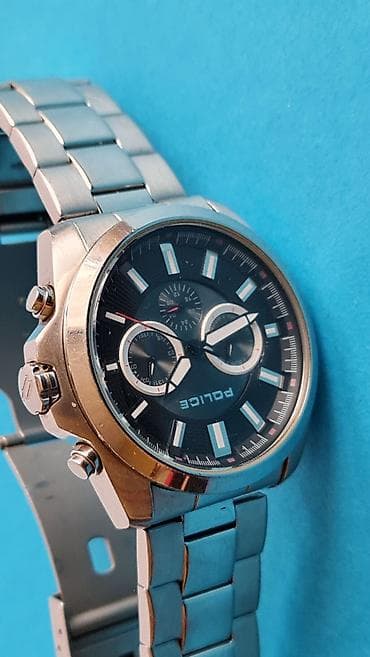 casio oceanus cena: Muški ručni sat POLICE – hronografski dizajn u inox izdanju. - — 8