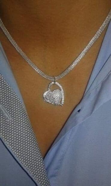 ogrlica sa detelinom: █▬█ █ ▀█▀ *** EXTRA PONUDA *** Ogrlica sa priveskom,zig 925 — 1