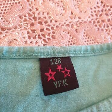 zvonaste pantalone za devojcice: H&M, Round neckline, 122-128 — 26