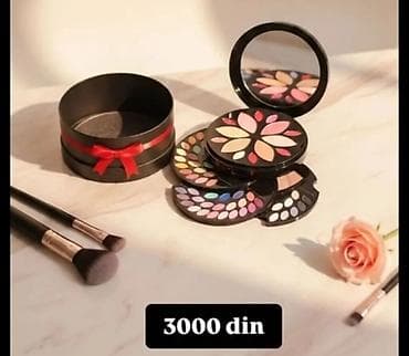 komplet za teretanu: Komplet šminke u preklopnoj “all-in-one” paleti sa ogledalom. - — 1