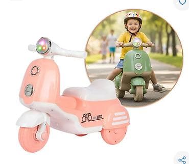 02. 🛵✨ Dečija guralica – Retro skuter sa svetlom i muzikom ✨🛵