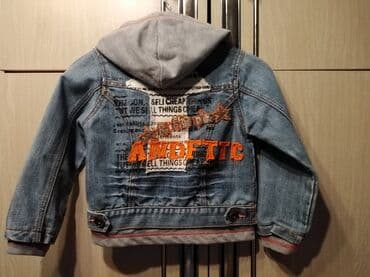 bunda 6 u 1: Denim jacket, 104-110 — 3