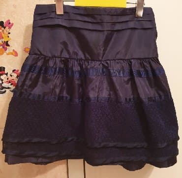 uske pantalone sa visokim strukom: Midi, 146-152, color - Blue — 3