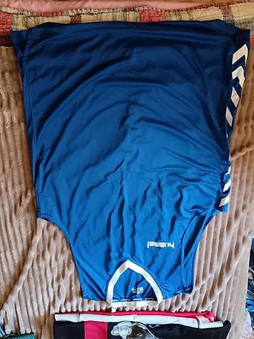 Sportske bezrukavnike/majice – set - Hummel dres bez rukava, plave