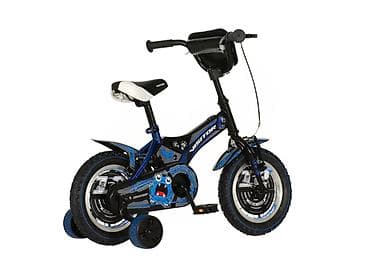 beba kids farmerke za decake: Bicikl kids Visitor Bluester 12" 9" V-brake, crno–plavi perla - — 4